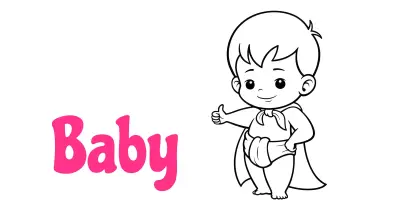 婴儿涂色页简笔画涂色画合集