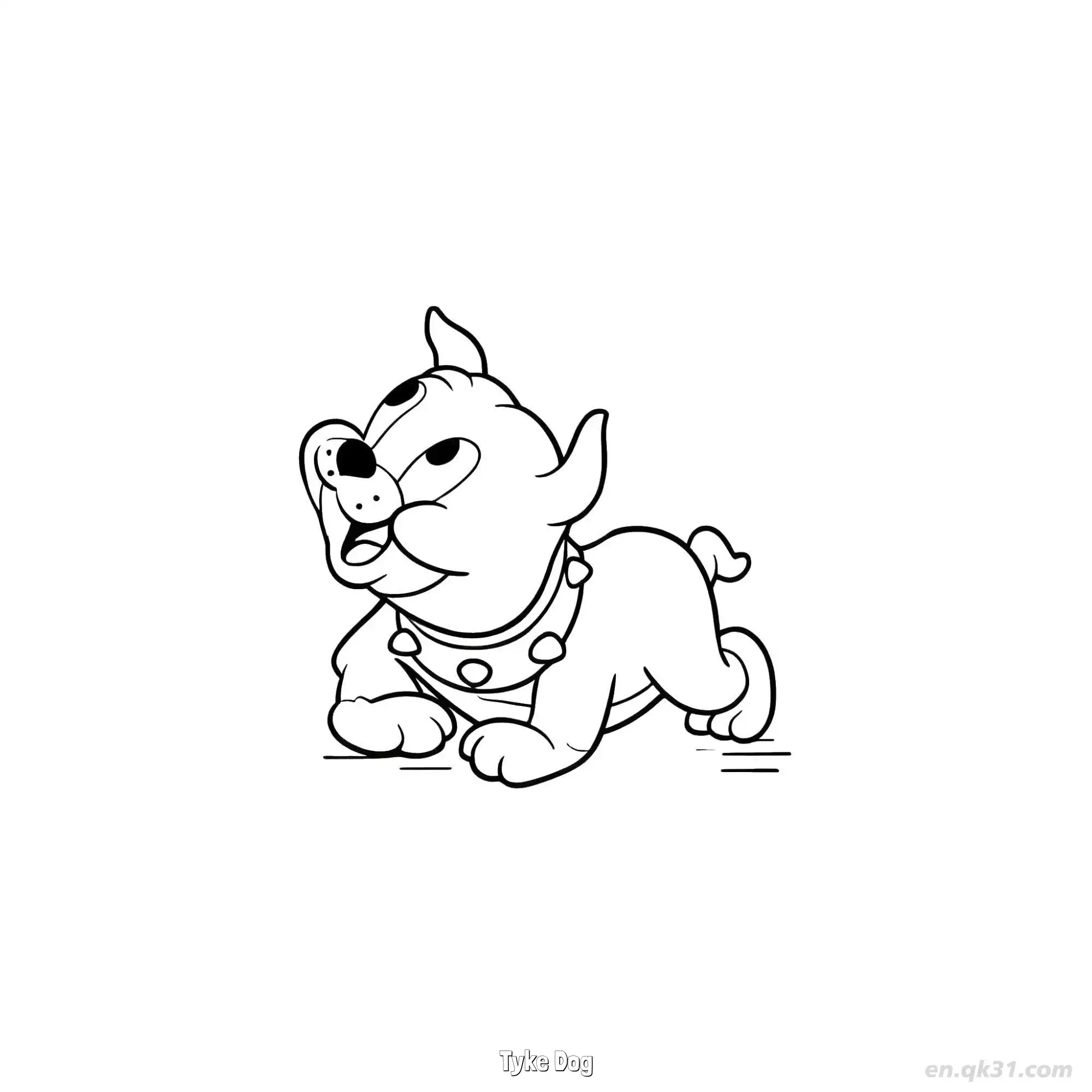 免费 泰克狗 1简笔画 素描 涂鸦 - 免费可打印猫和老鼠 下载PDF 简笔画涂色页