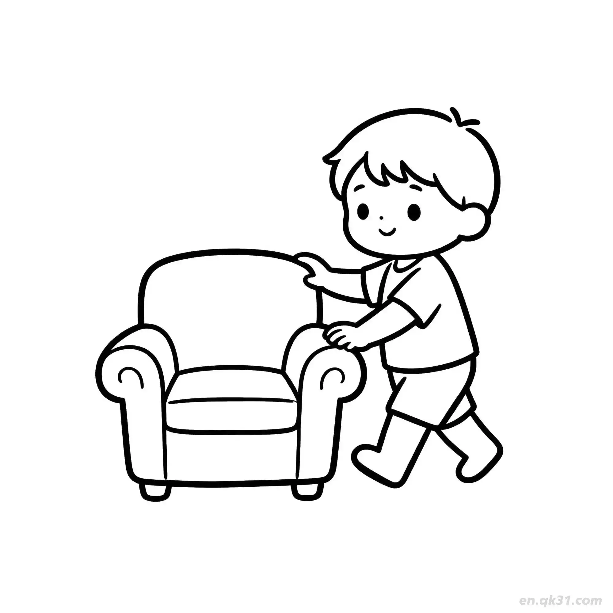 学走路的婴儿,婴儿|儿童、素描、简笔画、在线免费图片转素描、简笔画、涂鸦、涂颜色画画、着色画、拼音、字帖、可打印A4涂色图| 飞鸭工具, image size:2000x2000