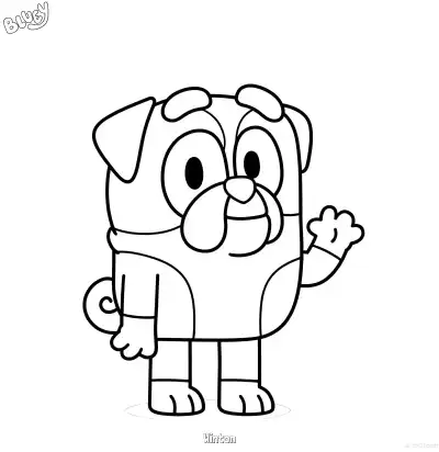 温顿 简笔画 素描 涂鸦 - 免费可打印布鲁伊 下载PDF – 免费可打印简笔画涂色画