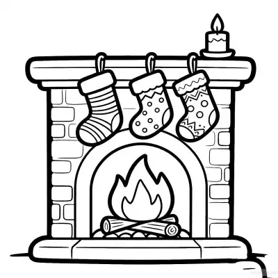 圣诞装饰 5简笔画 素描 涂鸦 - 免费可打印圣诞节 下载PDF – 免费可打印简笔画涂色画