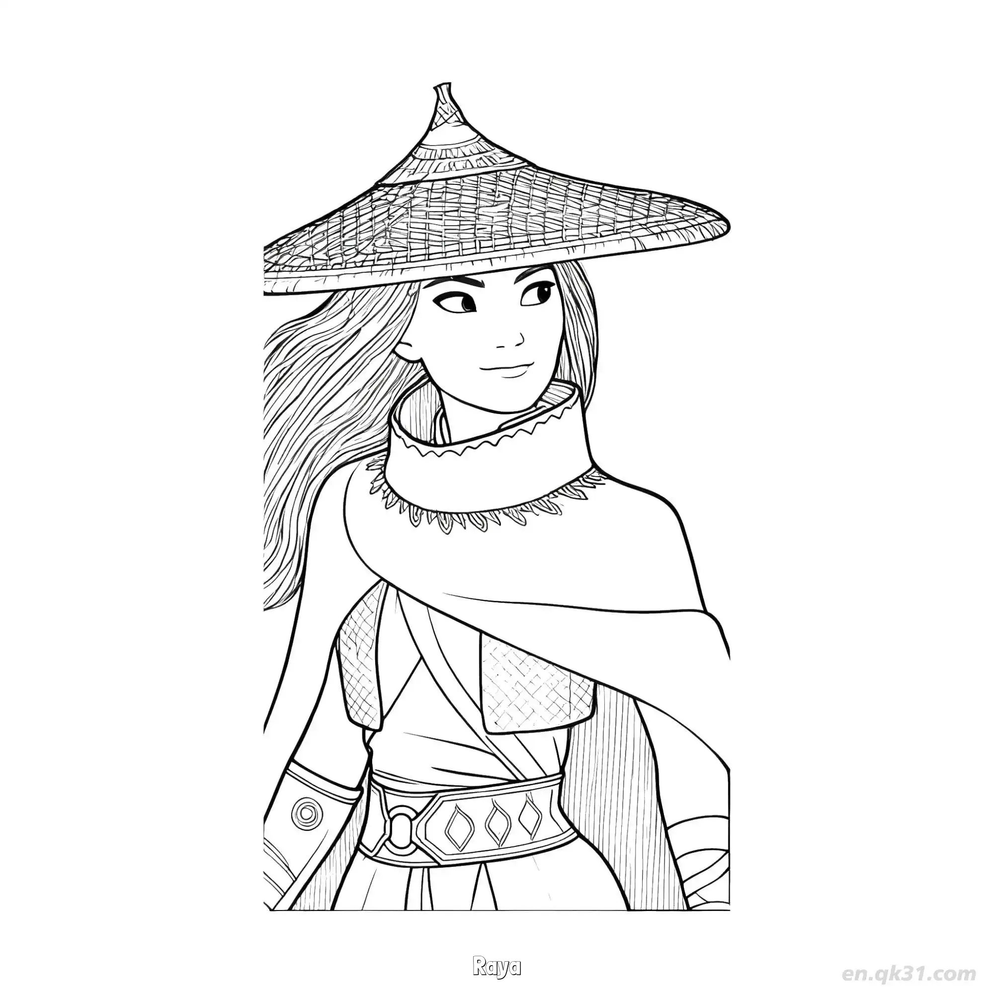 免费 拉雅 13简笔画 素描 涂鸦 - 免费可打印迪士尼 寻龙传说 下载PDF 简笔画涂色页