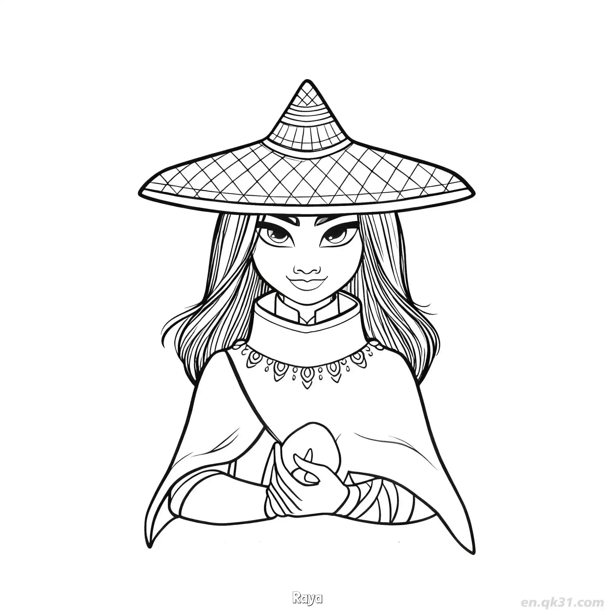 免费 拉雅 16简笔画 素描 涂鸦 - 免费可打印迪士尼 寻龙传说 下载PDF 简笔画涂色页