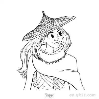 拉雅 2简笔画 素描 涂鸦 - 免费可打印迪士尼 寻龙传说 下载PDF – 免费可打印简笔画涂色画