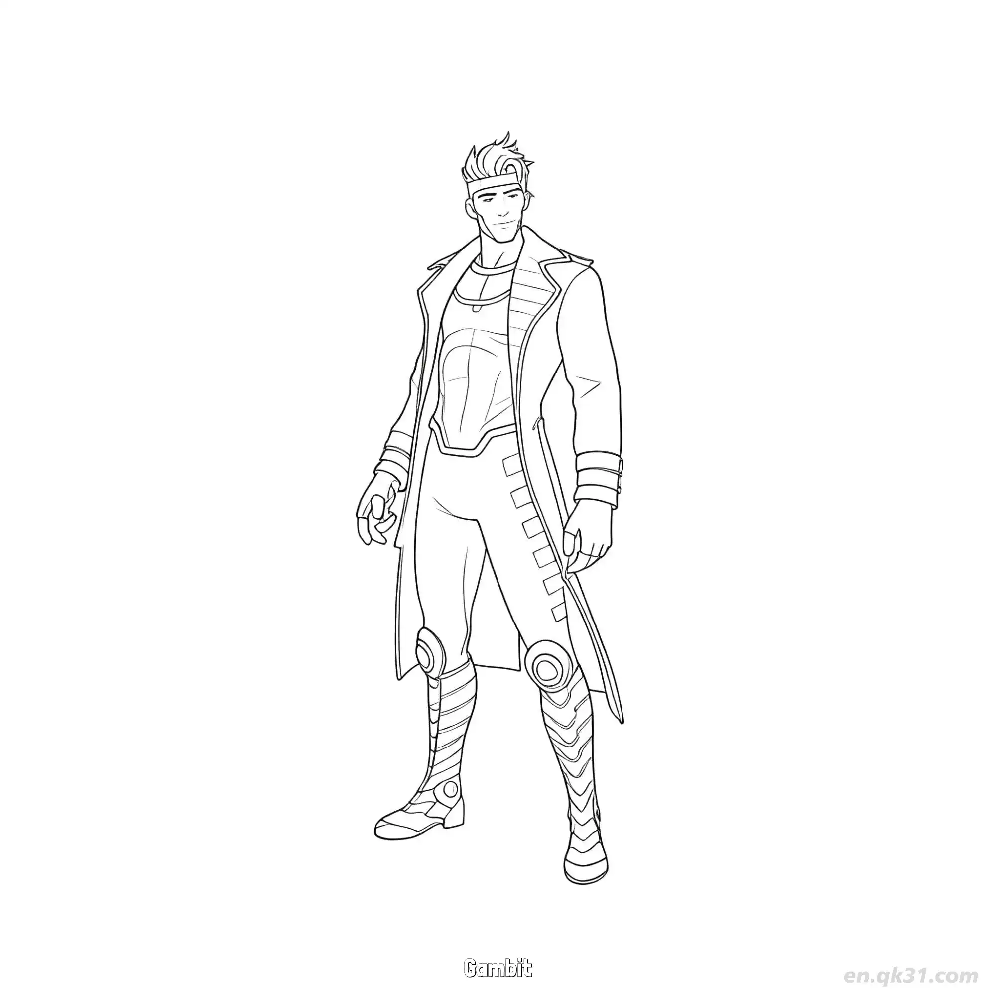 免费 牌皇 简笔画 素描 涂鸦 - 免费可打印堡垒之夜 漫威系列 下载PDF 简笔画涂色页