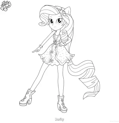 珍奇 2简笔画 素描 涂鸦 - 免费可打印小马宝莉 下载PDF – 免费可打印简笔画涂色画