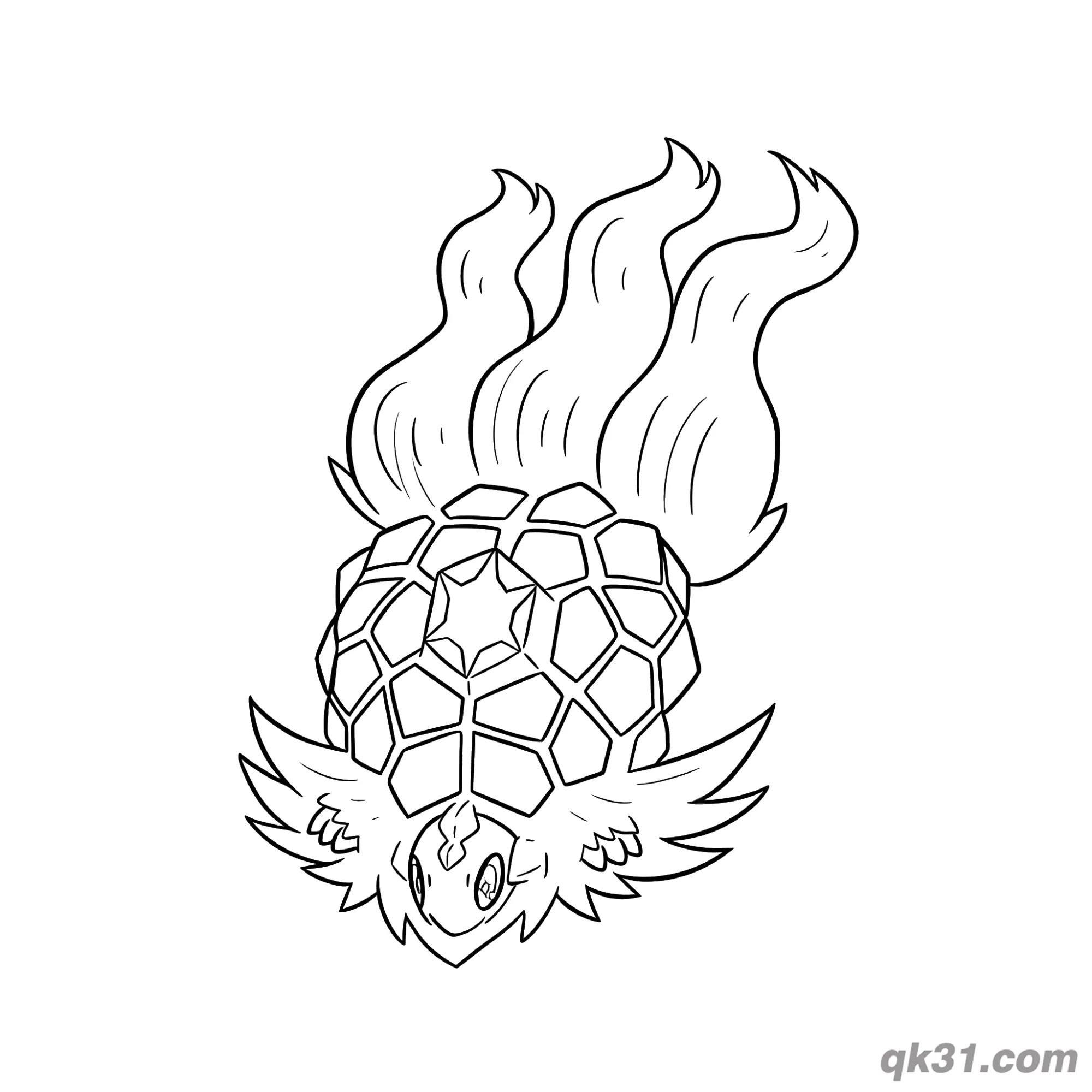 免费 太乐巴戈斯宝可梦简笔画涂色页合集 简笔画涂色页