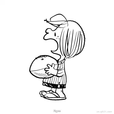 乒乓足球趣味涂色页 – 免费可打印简笔画涂色画