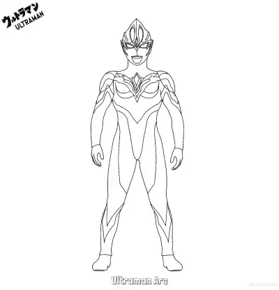 阿克奥特曼 简笔画 素描 涂鸦 - 免费可打印奥特曼 下载PDF – 免费可打印简笔画涂色画